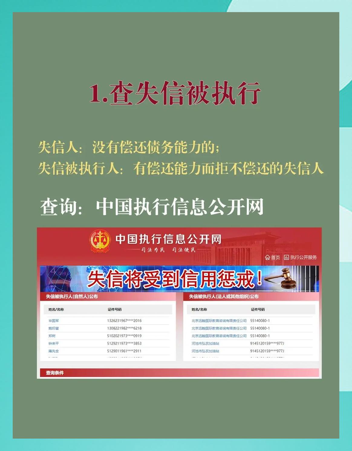 执行网个人查询(执行网个人查询系统)