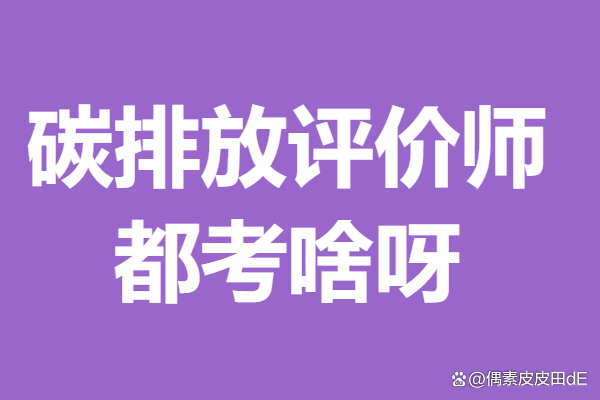 关于碳排放管理师报考多少钱的信息