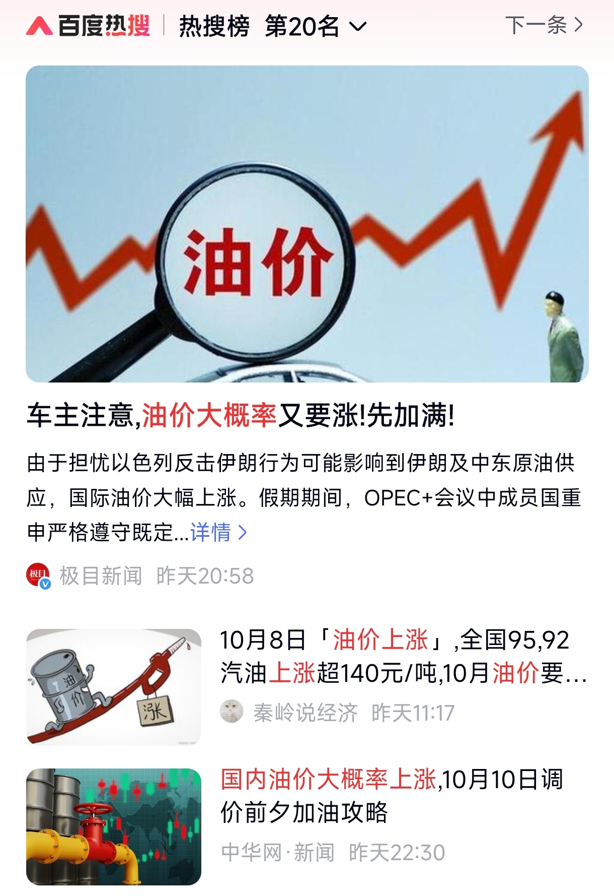 国际油价大涨(国际油价大涨!)