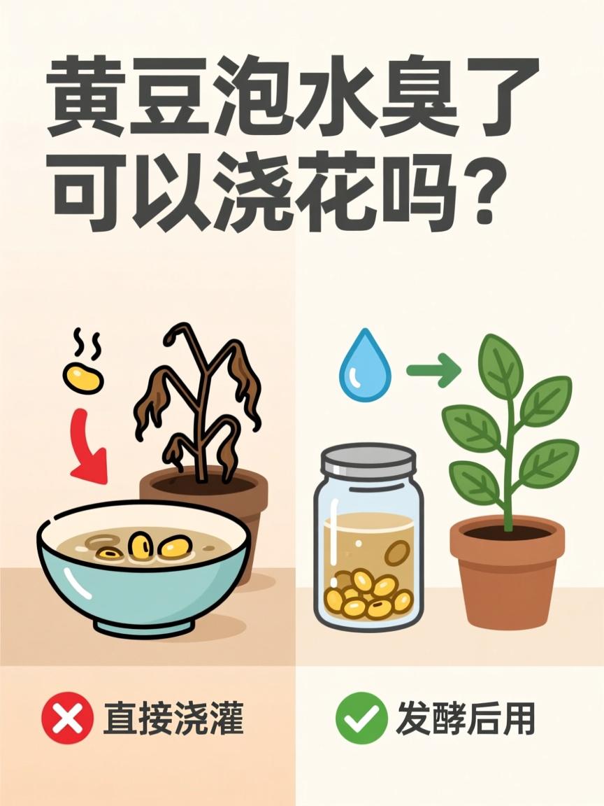 黄豆水发酵多久就可以浇花了(黄豆水发酵多久才能用太臭了怎么办)
