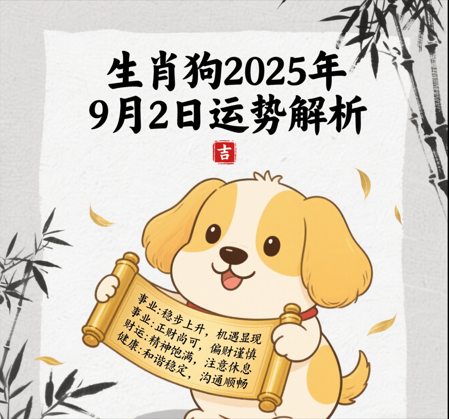 生肖狗今日运势(生肖狗今日运势查询)