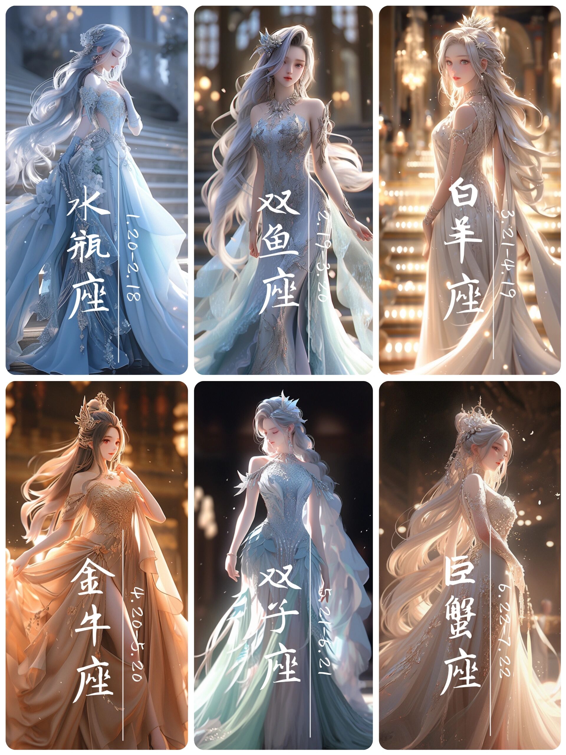 十二星座的公主项链(十二星座公主礼服排名)