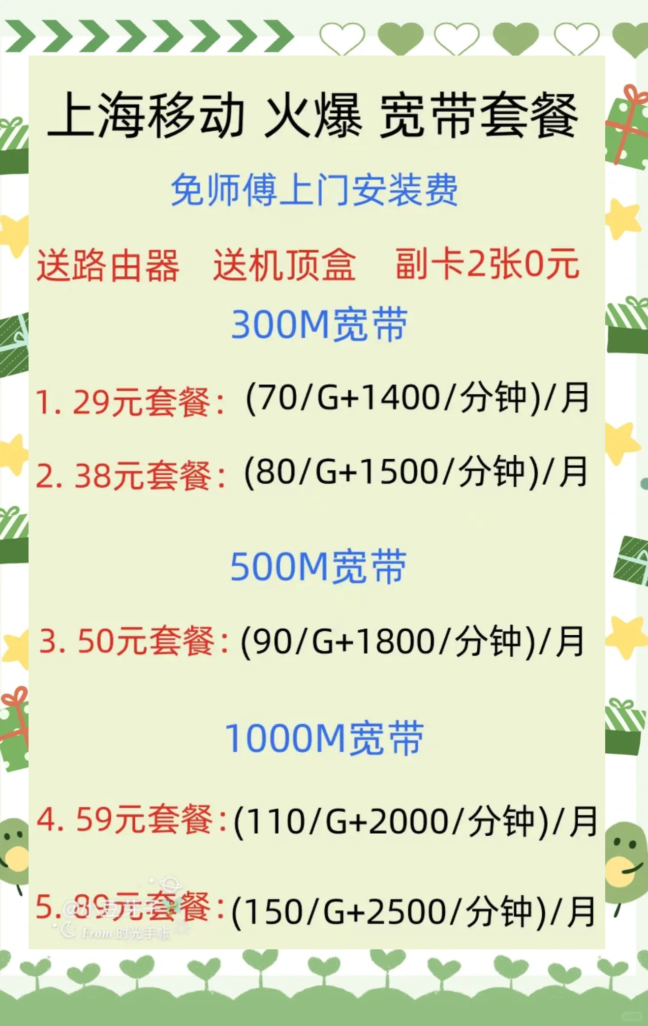中国移动5g套餐价格表2020(中国移动5g套餐资费一览表2020)