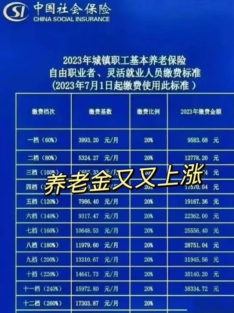 个人交养老保险价格表(一次交9万60岁每月领多少钱)