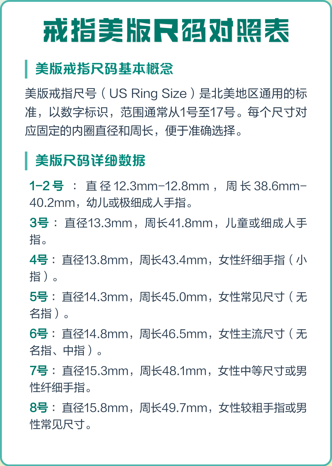 戒指尺码对照表(卡地亚戒指尺码对照表)