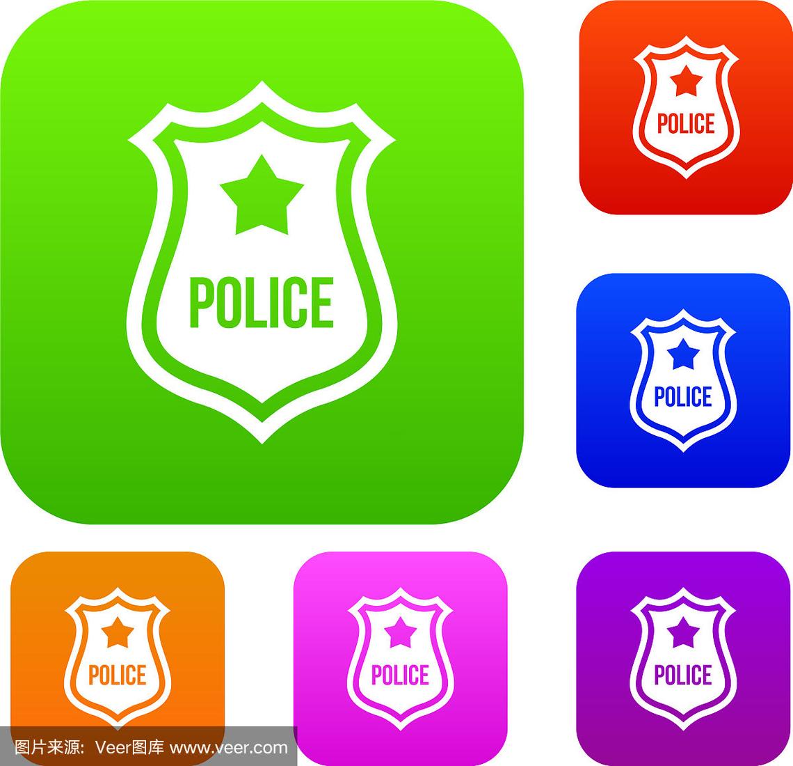 警徽标志(警徽标志简笔画) 警徽标志(警徽标志简笔画)